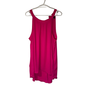 Torrid Sleeveless Tank Top Tunic Pink Womens Size 1 Plus Size Relaxed Fit